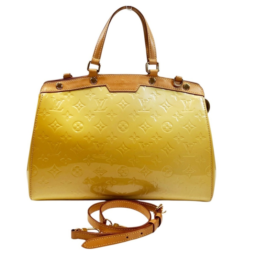Louis Vuitton Blair MM Dune Handbag, Vernis Enamel, M90180